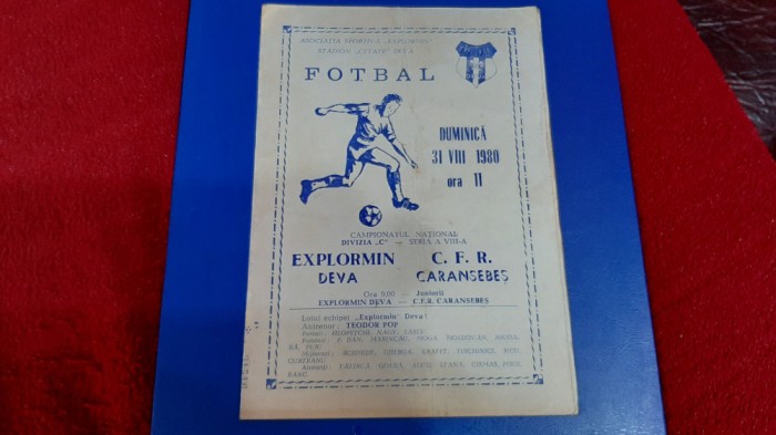 program Explormin Deva - CFR Caransebes