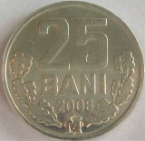 Moneda 25 BANI - Republica MOLDOVA, anul 2008 *cod 994, Europa, Aluminiu