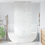 VidaXL Roletă perdea de duș 120x240 cm Imprimeu Splash