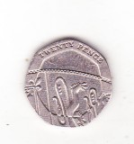 bnk mnd Marea Britanie Anglia 20 pence 2016