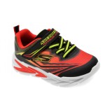 Pantofi sport SKECHERS negri, FLEX-GLOW ULTRA, din material textil