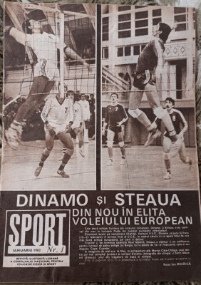 myh 110 - Revista SPORT - nr 1/ianuarie 1982 foto