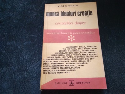 VIRGIL SORIN - MUNCA IDEALURI CREATIE foto