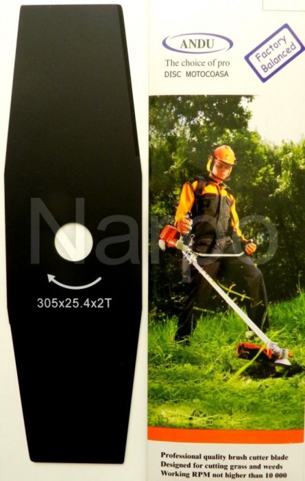 Disc taietor lama motocoasa trimmer 2 dinti 12&#039;&#039; MC0044.1