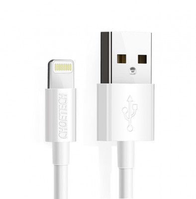 Cablu USB 2.0 A tata - Lightning MFi, 1.2m, alb, IP0026 Choetech foto