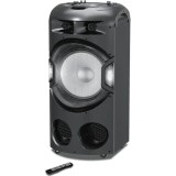 Boxa activa portabila AKAI DJ-BY4L ,Discoball, Bluetooth, USB, SD card, Radio FM, microfon wireless incluse