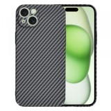 Husa pentru Apple iPhone 15 Plus, Techsuit, Carbonite FiberShell, Neagra