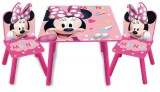 Set masuta si 2 scaunele Minnie&#039;s Bow-tique