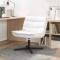 vidaXL Scaun pivotant Alb 63 x 75 x 76 cm PU 42007345