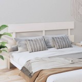 VidaXL Tăblie de pat, alb, 184x3x81 cm, lemn masiv de pin