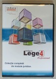 LEGE 4 , INDACO PROFESSIONAL , COLECTIE DE MODULE JURIDICE PE 2 CD - URI , 2003