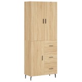 Cumpara ieftin Dulap inalt, stejar sonoma, 69,5x34x180 cm, lemn compozit