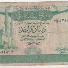 bnk bn Libia 1 dinar (1981) uzata