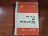 Sinteze de matematica.Aplicatii vol.3 de Catalin-Petru Nicolescu