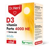 Capsule Vitamina D3 forte 4000 UI + zinc organic Dr Herz 60 buc
