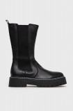 Cumpara ieftin Steve Madden Ghete Chelsea de piele femei, culoarea negru, cu platformă