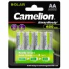 Acumulatori pentru lampi solare, AA, 600 mAh,Ni-Mh, ready to use -4 buc / set