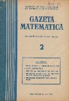 Gazeta Matematica, Nr. 2/1978