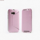 Husa Flip Kalaideng Swift Pink pentru HTC One M8, Protectie Premium