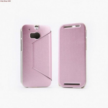 HUSA KALAIDENG FLIP SWIFT HTC ONE (M8) PINK