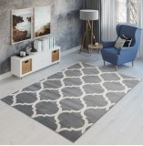 Cumpara ieftin Covor Premium Belgian Model Cancun 18218-671, Marime 160 x 230 cm, Gri, Inaltime Fir 7 mm, Antialergic, Polipropilena, Living, Dormitor, Sufragerie, B