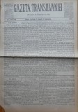 Cumpara ieftin Gazeta Transilvaniei , Numar de Dumineca , Brasov , nr. 192 , 1907