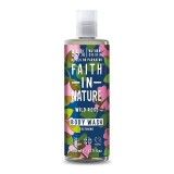 Cumpara ieftin Faith in Nature Gel de dus natural, hidratant cu trandafir salbatic, 400 ml