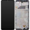 Display cu Touchscreen Samsung Galaxy A22 A225, cu Rama, Negru, Service Pack GH82-25944A