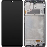 Display cu Touchscreen Samsung Galaxy A22 A225, cu Rama, Negru, Service Pack GH82-25944A