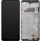 Display cu Touchscreen Samsung Galaxy A22 A225, cu Rama, Negru, Service Pack GH82-25944A