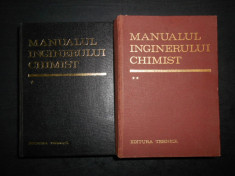 MANUALUL INGINERULUI CHIMIST 2 volume (Editura Tehnica, 1972, editie integrala) foto