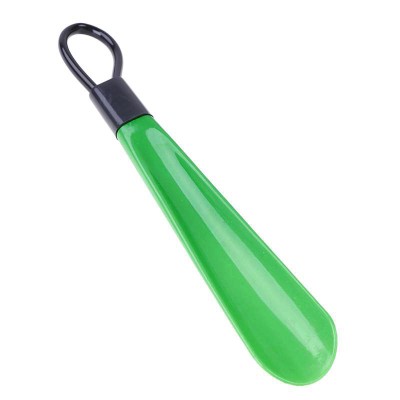 Incaltator din plastic cu agatatoare, verde, 20 cm foto