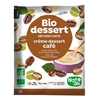 Desert crema cu cafea, bio, 45g, Nat-ali foto