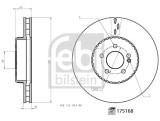FEBI BILSTEIN 175168 Disc frana
