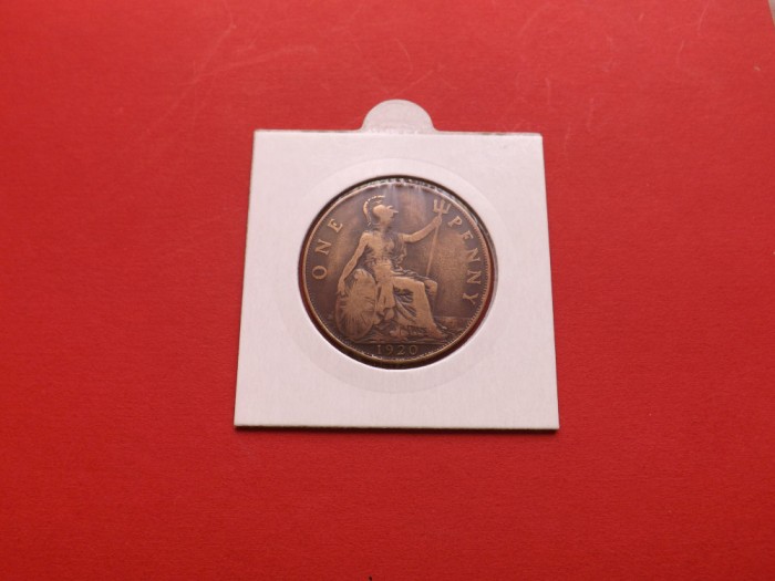 Marea Britanie / Anglia / Regatul Unit 1 Penny / One Penny 1920 - George V