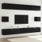 vidaXL Set comodă TV 8 pcs Stejar negru 100 x 30 x 30 cm Lemn compozit