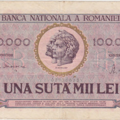 ROMANIA 100000 LEI IANUARIE 1947 F
