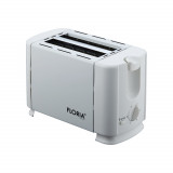 Prajitor de paine Floria ZLN2137 Alb, 700W, 7 nivele de control al temperaturii, buton de oprire