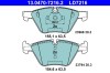 ATE 13.0470-7216.2 ATE Ceramic set placute frana,frana disc