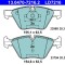 ATE 13.0470-7216.2 ATE Ceramic set placute frana,frana disc