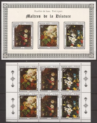 CIAD PICTURA / FLORA ( colita ndt. + bloc dt. ) MNH foto