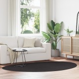 VidaXL Covor &#039;HUARTE&#039;cu fir scurt, moale și lavabil, negru, 160x230 cm