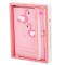 Set Cadou pentru Copii Caiet cu Flamingo finisat cu piele Ecologica Pix cu Flamingo