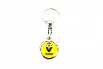 Breloc chei auto pentru Renault rotund