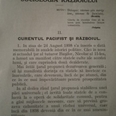 Sociologia Războiului (Dimitrie Gusti, 1915)