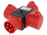 Conector Alimentare AC Trifazat Splitter 32A 400VAC IP44