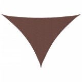 Cumpara ieftin Parasolar, maro, 5x7x7 m, tesatura oxford, triunghiular