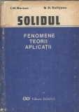 Solidul Fenomene Teorii Aplicatii Ilie Bursuc Carte Fizica Stiintifica 1991 Coperta Cartonata