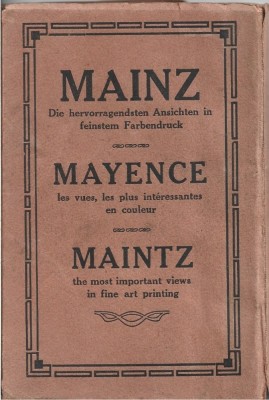 1320SPN Mainz Die hervorragendsten Ansichten in feinstein Farbendruck/Mayence les vues, les plus int&amp;eacute;ressantes en couleur foto