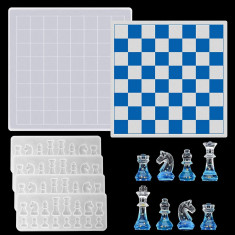 4s șah rășină piese forme cu 1 buc șah rășină matriță, SYWAN 3D internațional șa